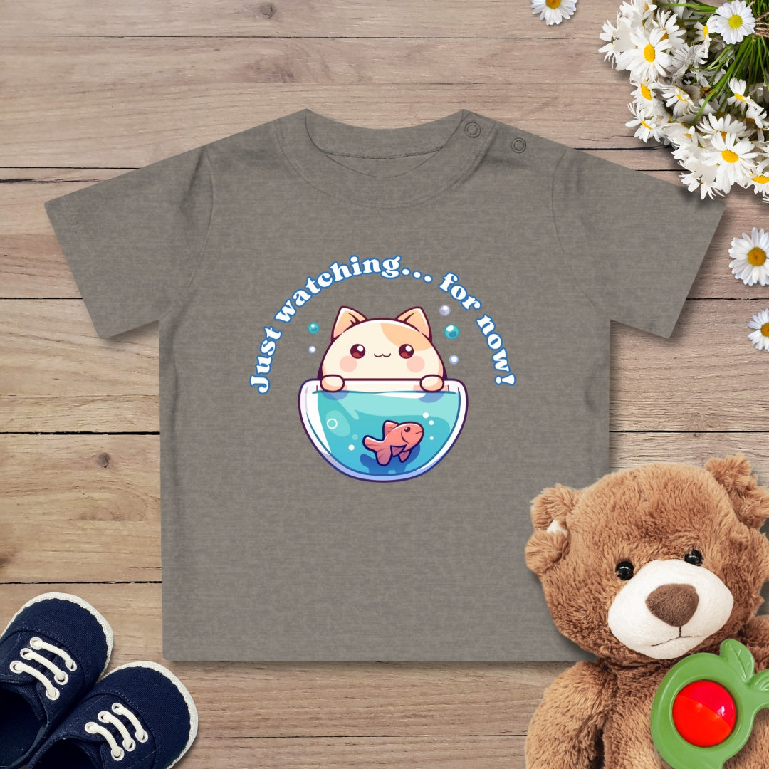Just watching Katze Baby T-Shirt