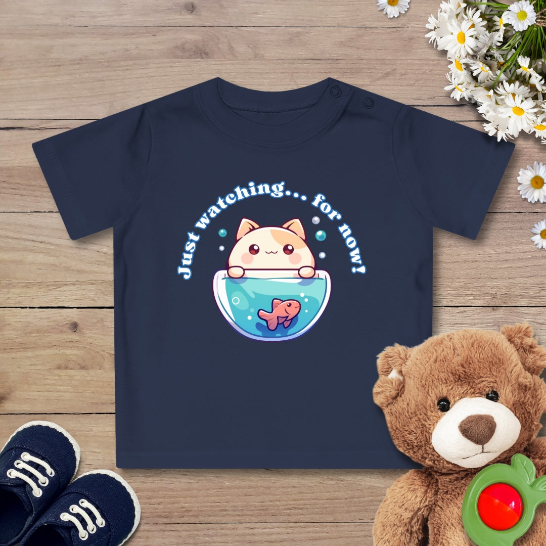 Just watching Katze Baby T-Shirt