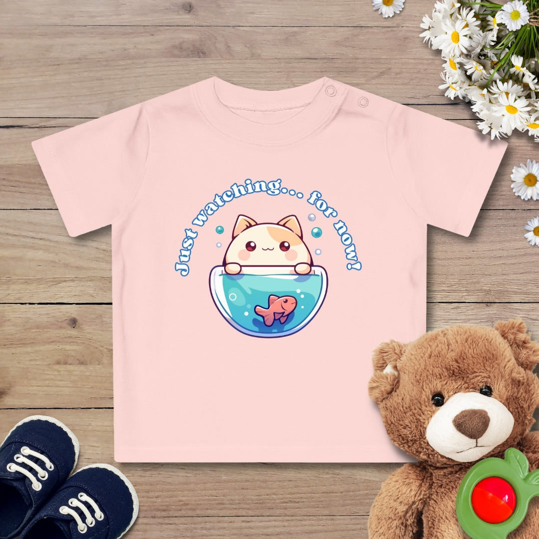 Just watching Katze Baby T-Shirt