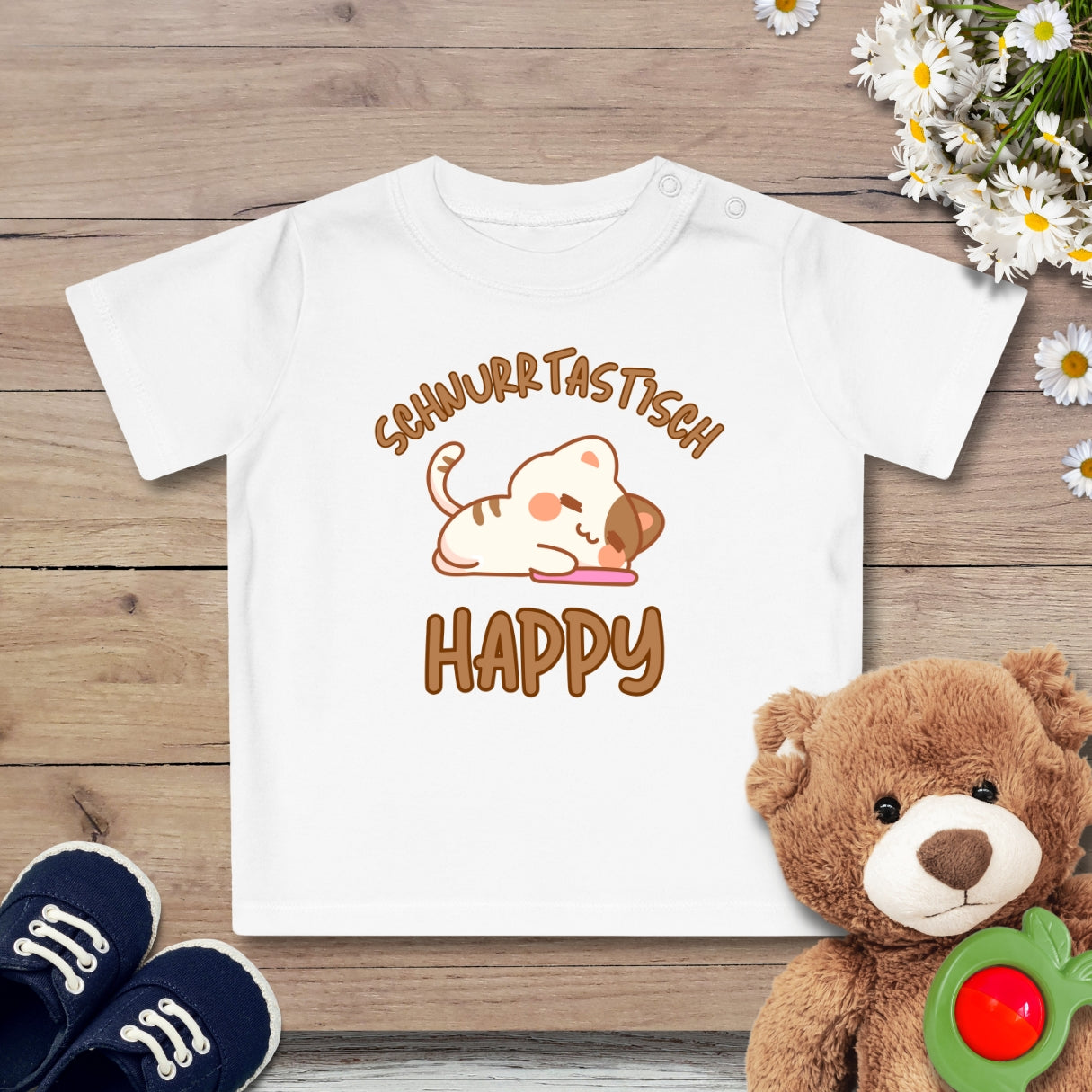 Happy Katze Baby T-Shirt