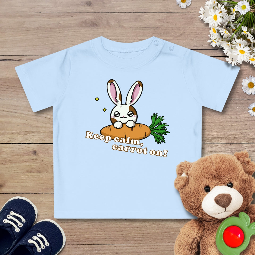 Hase carrot on Baby T-Shirt