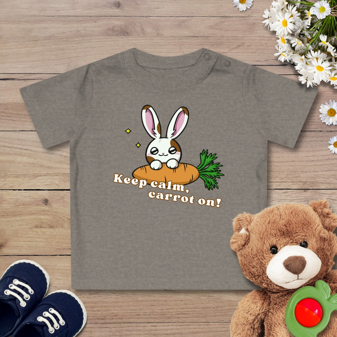 Hase carrot on Baby T-Shirt