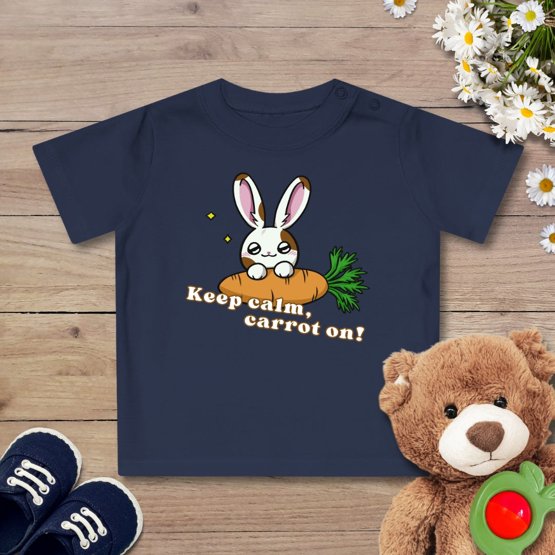 Hase carrot on Baby T-Shirt