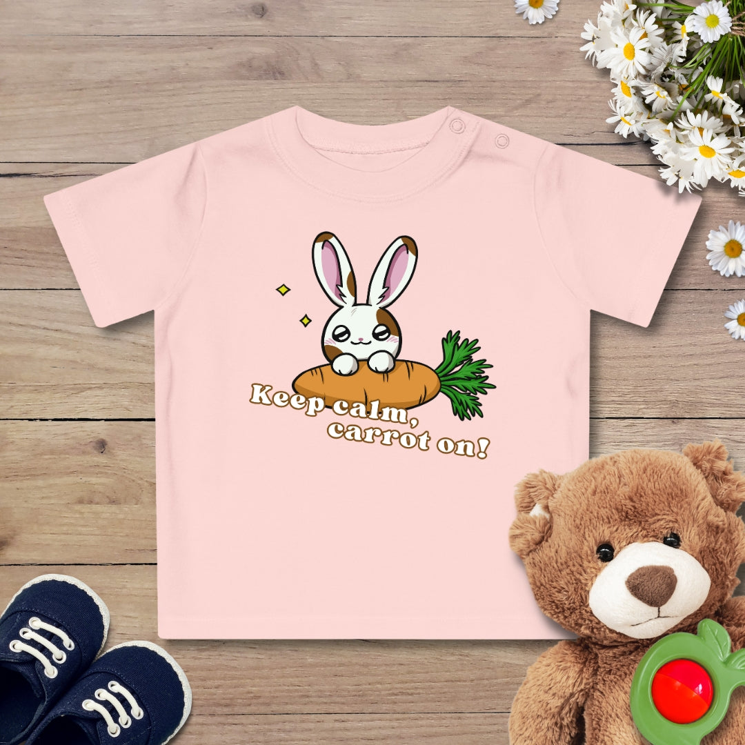 Hase carrot on Baby T-Shirt