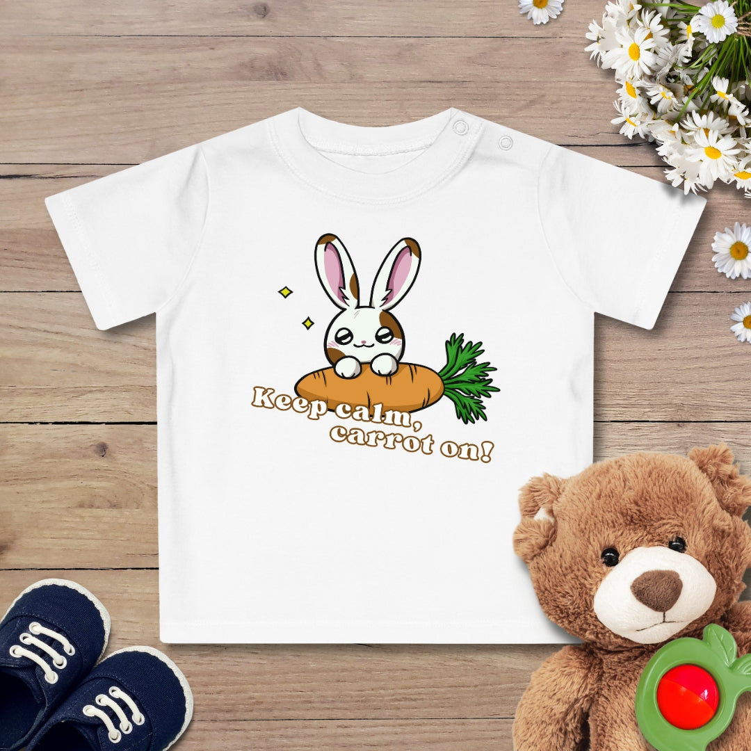 Hase carrot on Baby T-Shirt