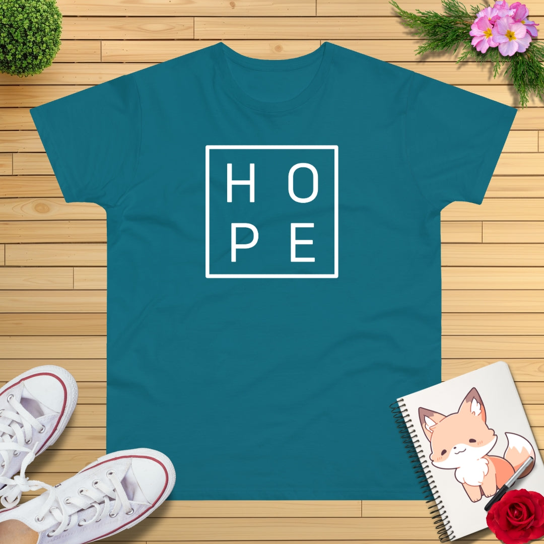 Hope im Quadrat T-Shirt
