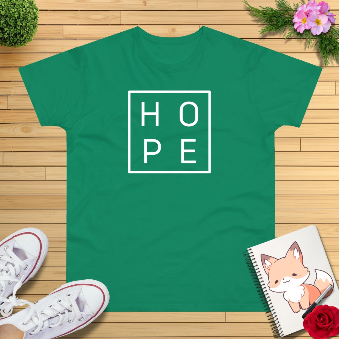 Hope im Quadrat T-Shirt