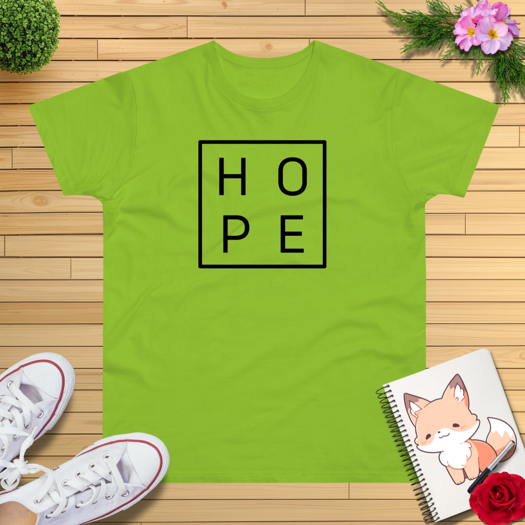Hope im Quadrat T-Shirt