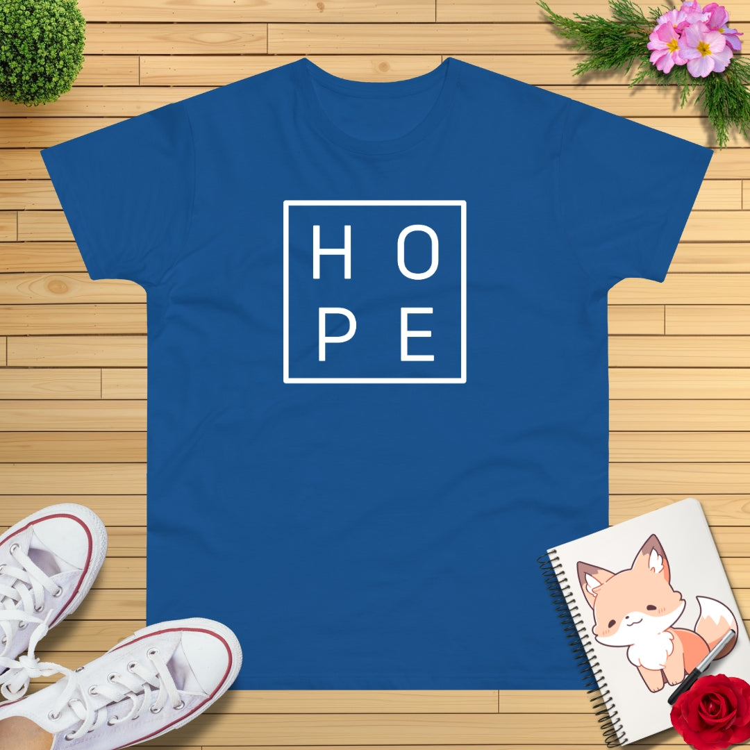 Hope im Quadrat T-Shirt