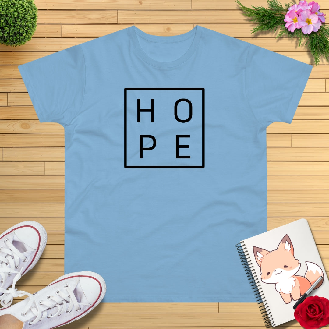 Hope im Quadrat T-Shirt