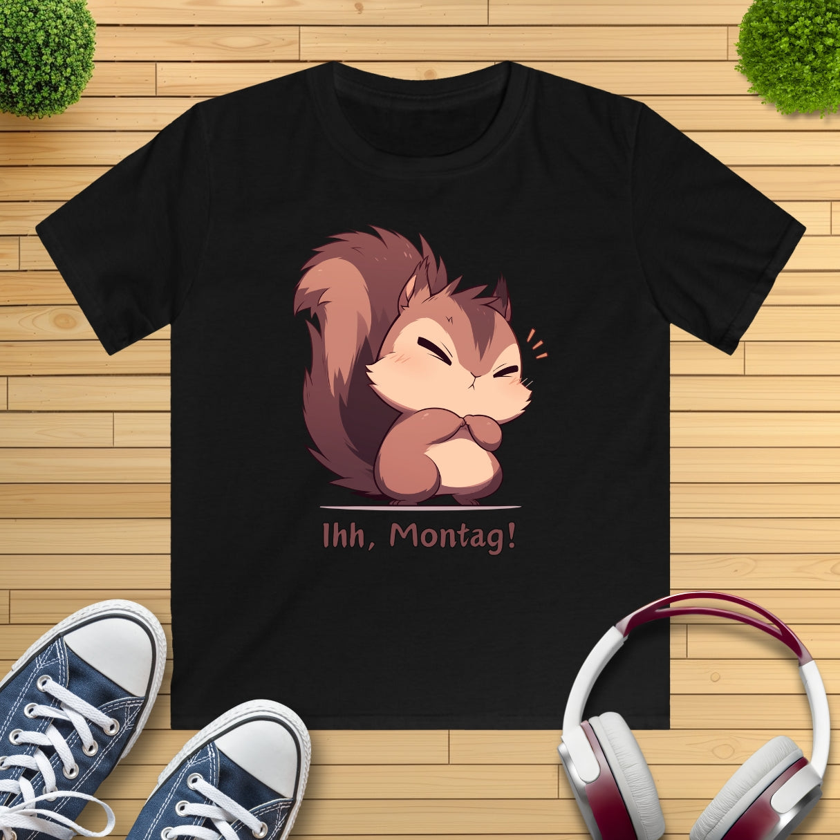 Eichhörnchen Ihh, Montag Kinder T-Shirt