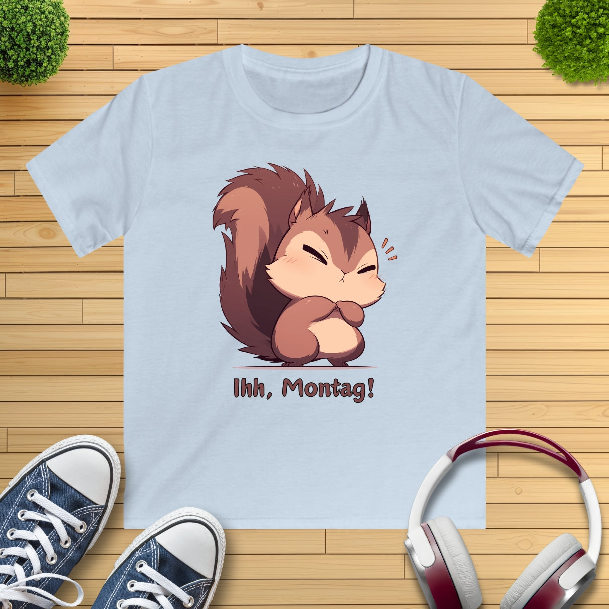 Eichhörnchen Ihh, Montag Kinder T-Shirt