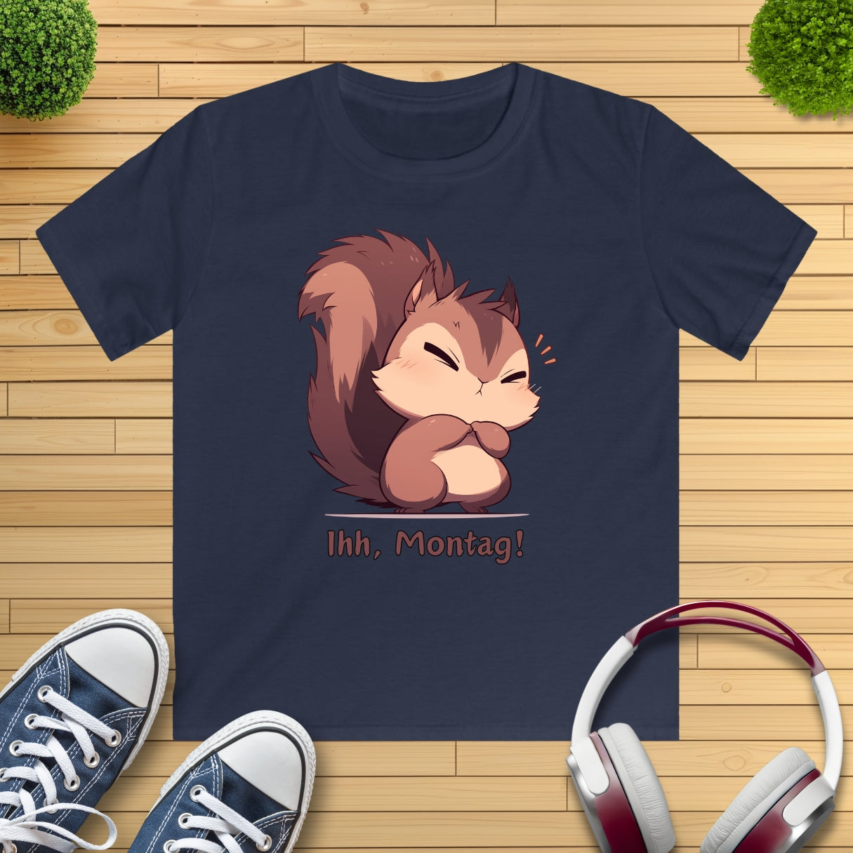 Eichhörnchen Ihh, Montag Kinder T-Shirt