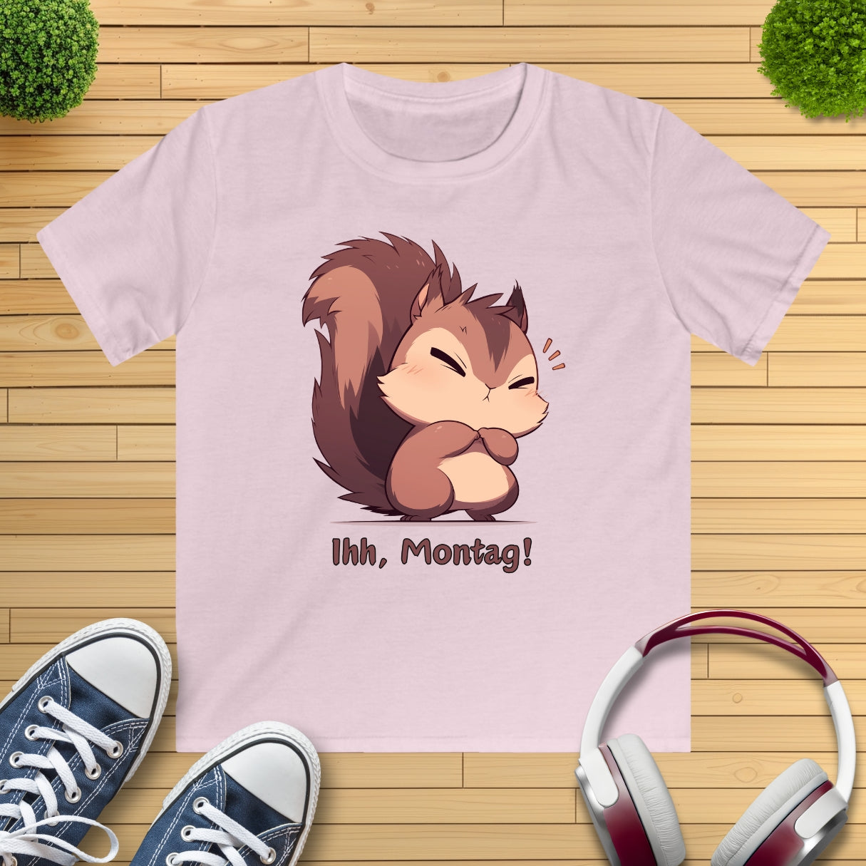 Eichhörnchen Ihh, Montag Kinder T-Shirt