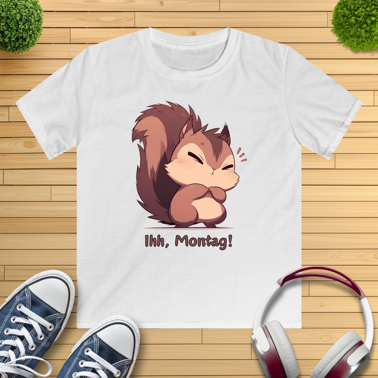 Eichhörnchen Ihh, Montag Kinder T-Shirt