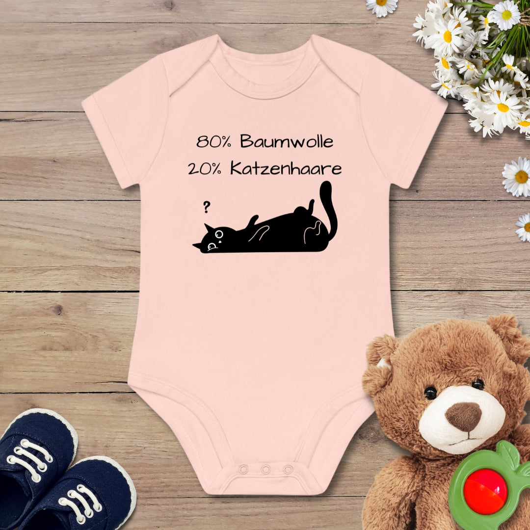 funny cat Kurzarm Body