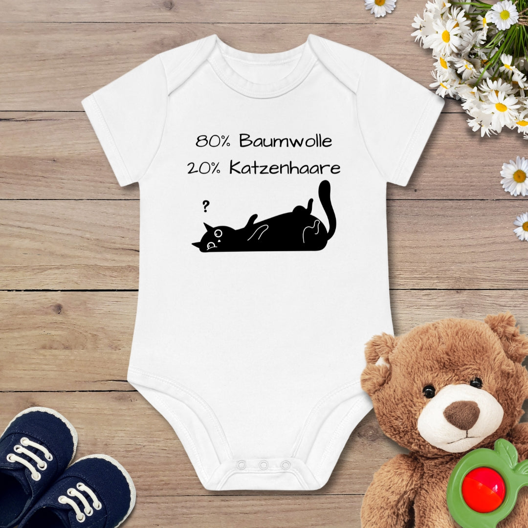 funny cat Kurzarm Body
