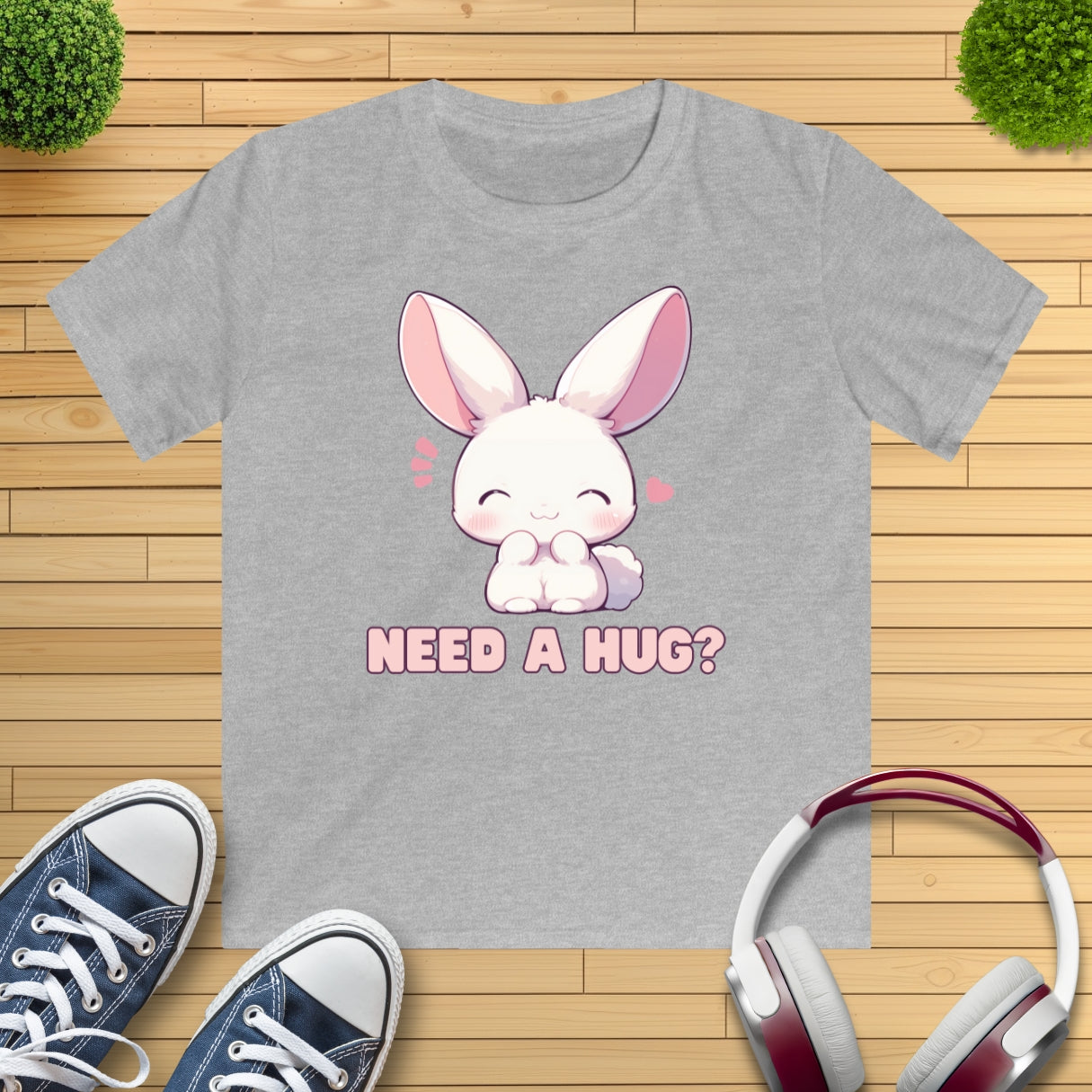 Hase need a hug Kinder T-Shirt