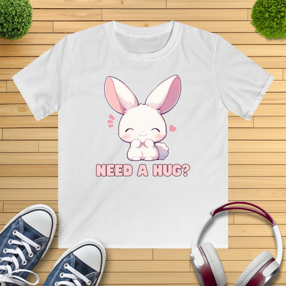 Hase need a hug Kinder T-Shirt