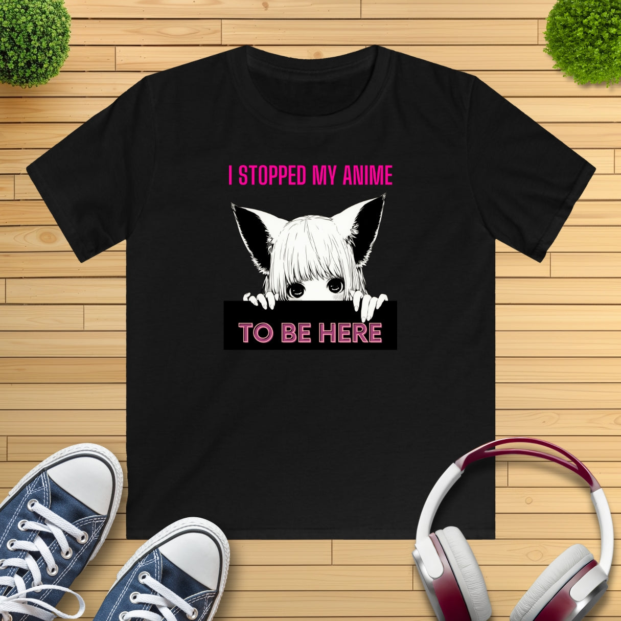 Manga Girl Kinder T-Shirt