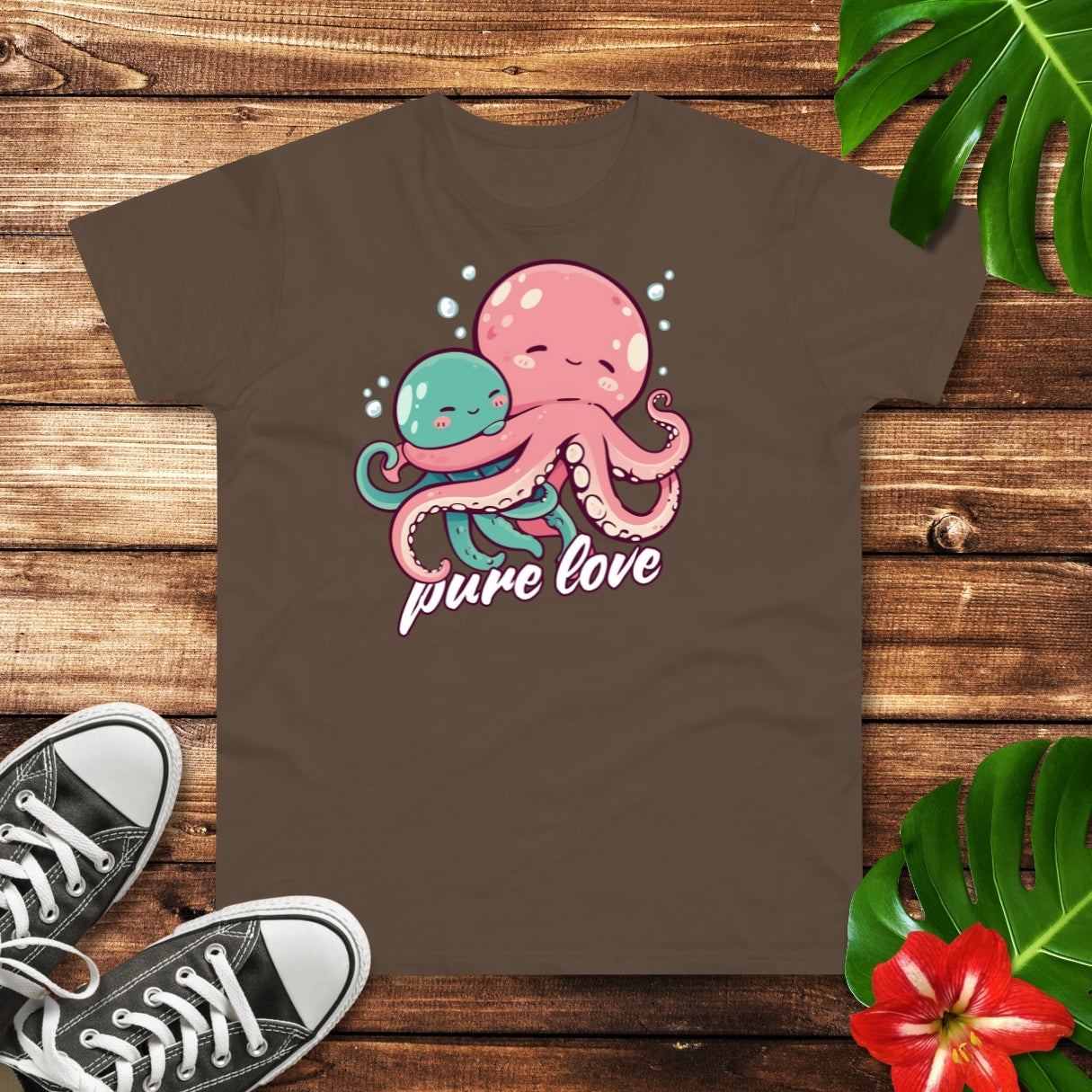Oktopus pure love T-Shirt