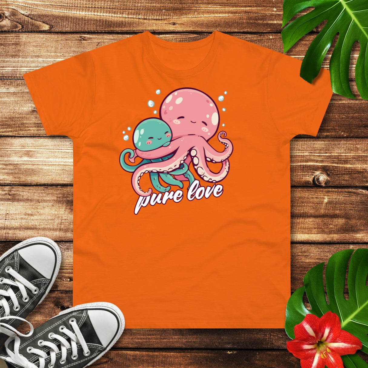 Oktopus pure love T-Shirt