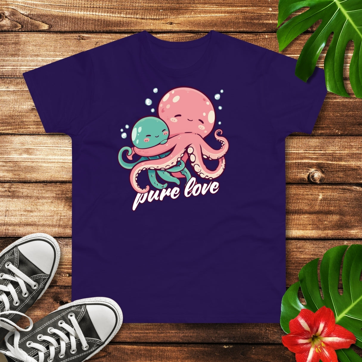 Oktopus pure love T-Shirt