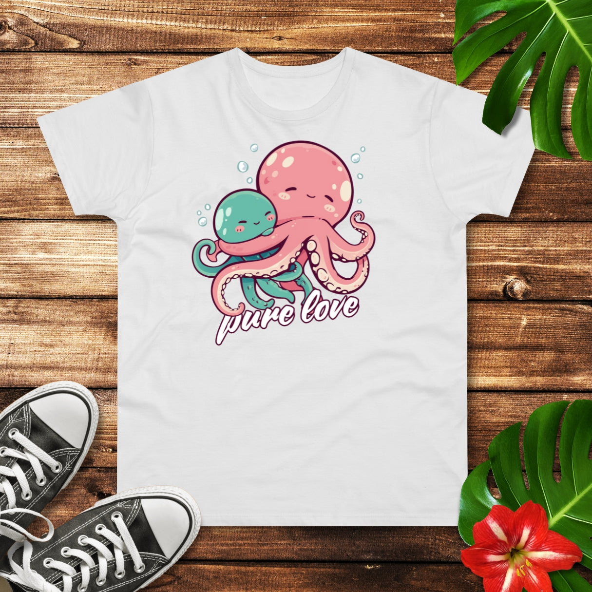 Oktopus pure love T-Shirt