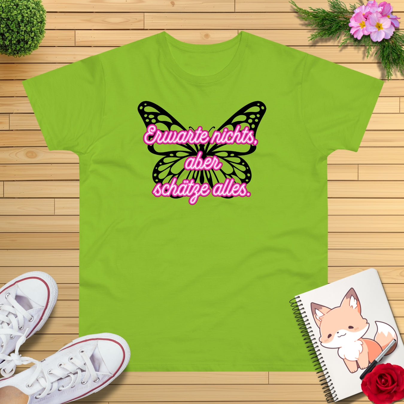 Schmetterling pink T-Shirt