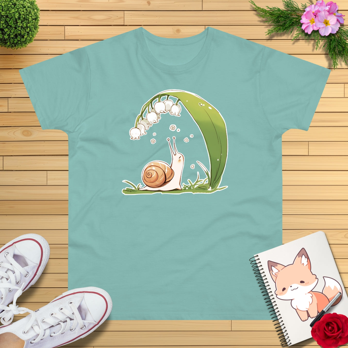 Maiglöckchen Schnecke T-Shirt