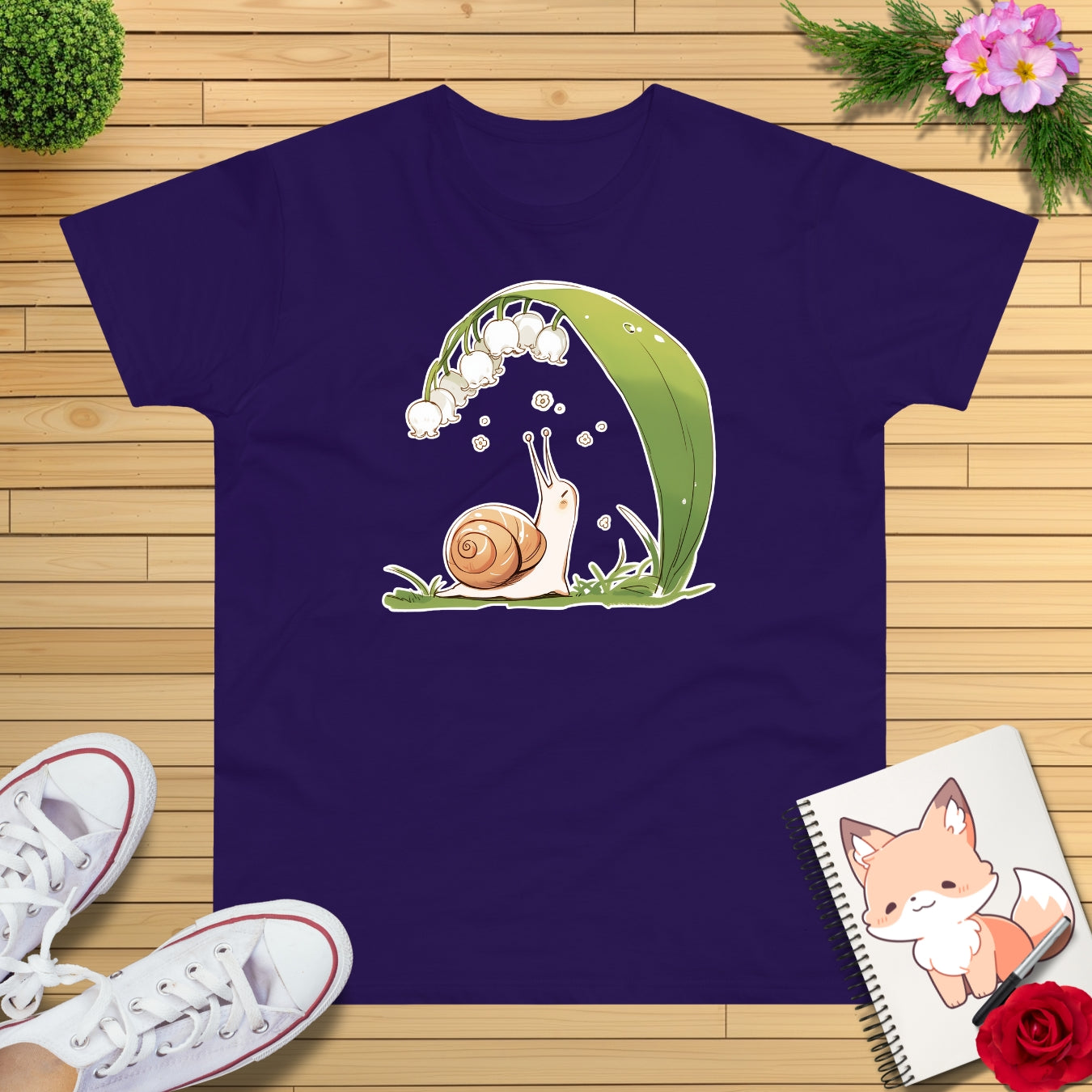 Maiglöckchen Schnecke T-Shirt