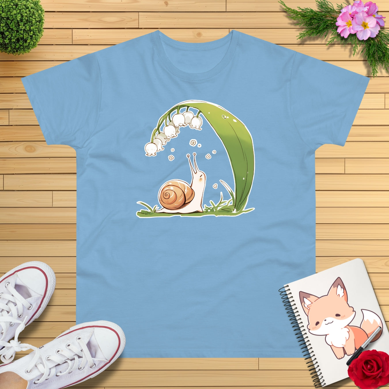 Maiglöckchen Schnecke T-Shirt