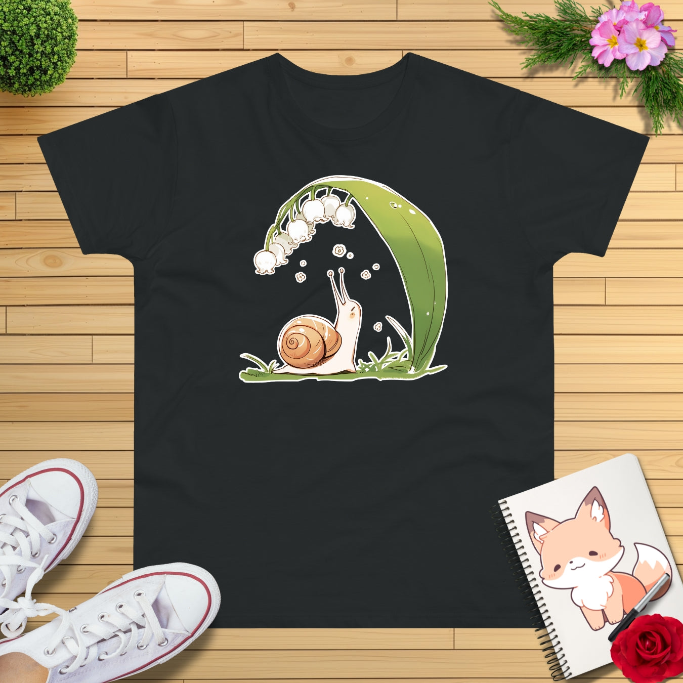 Maiglöckchen Schnecke T-Shirt