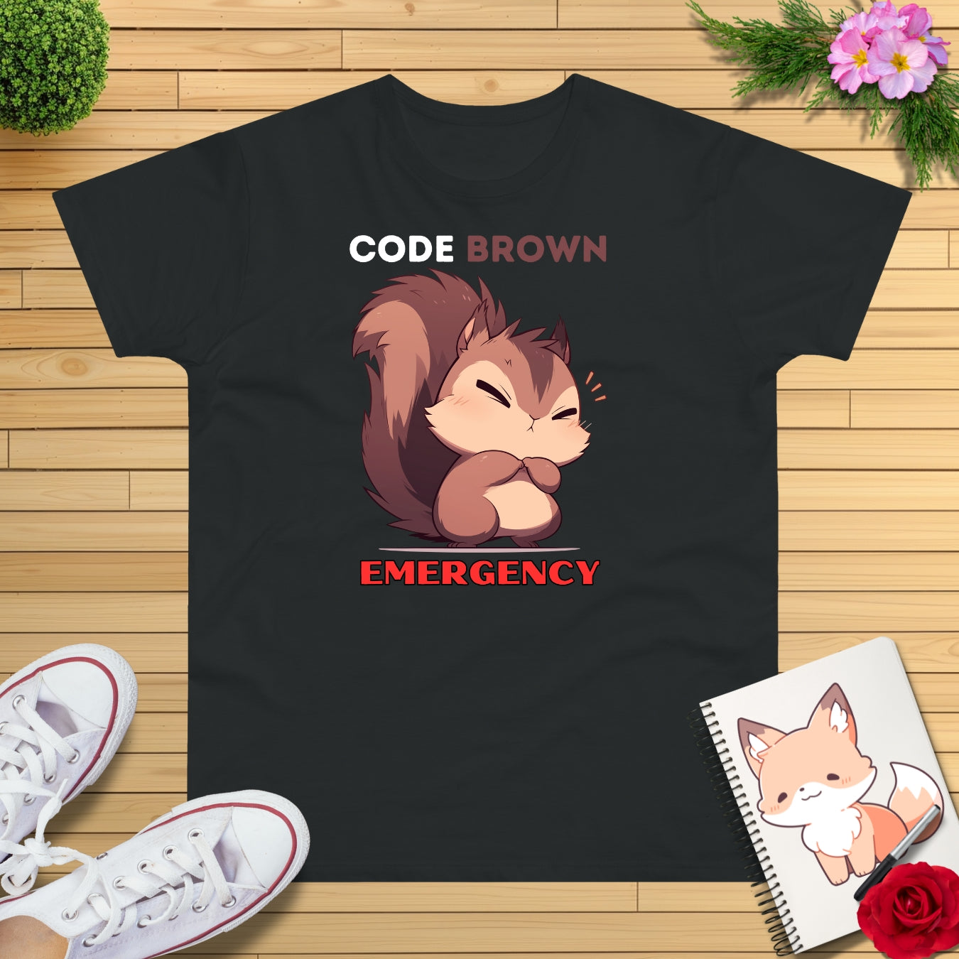 Code Brown Eichhörnchen T-Shirt