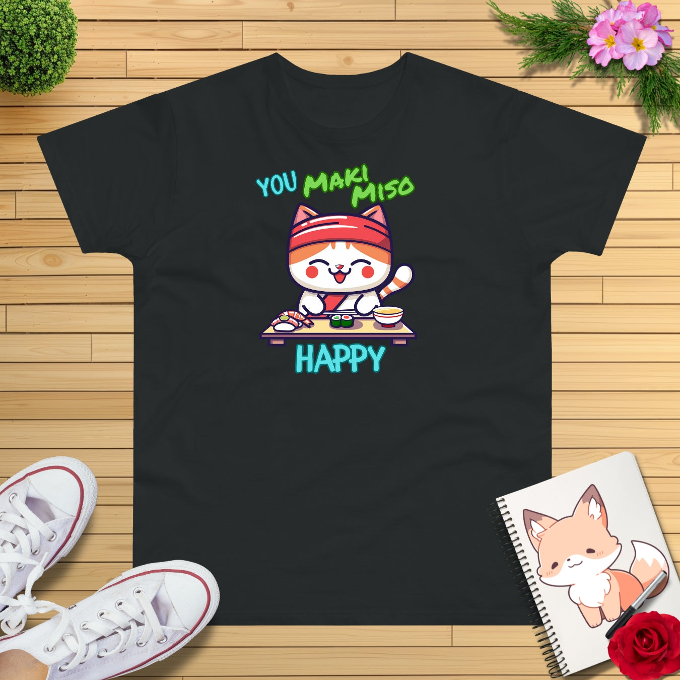 Sushi "YOU MAKI MISO HAPPY" T-Shirt