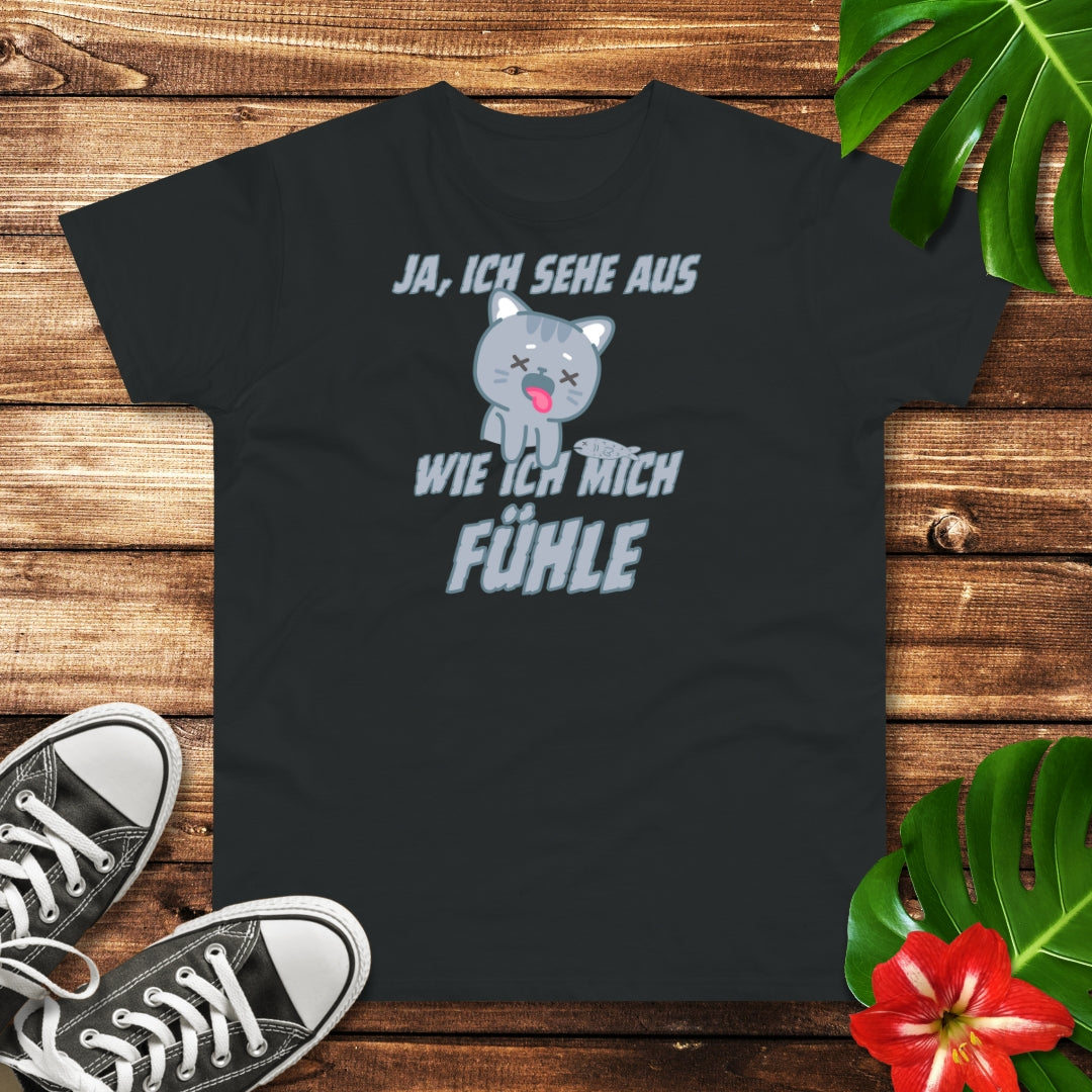 Kranke Katze T-Shirt