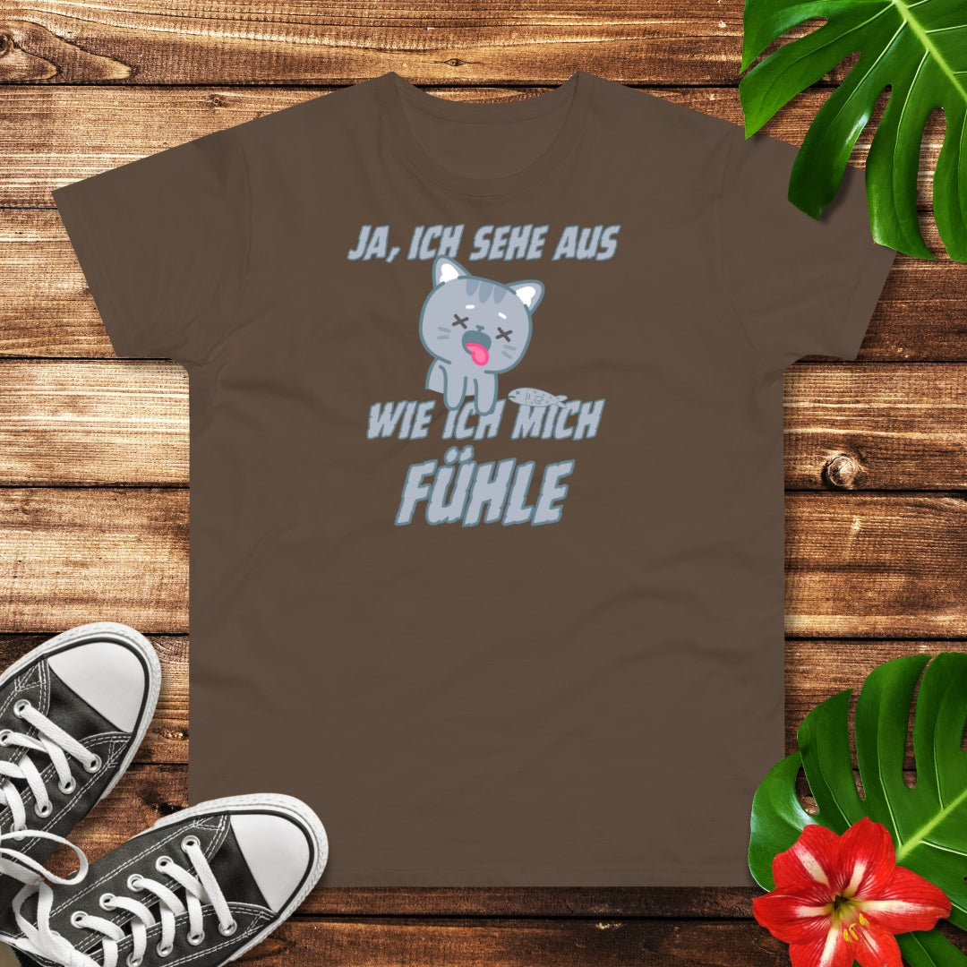 Kranke Katze T-Shirt