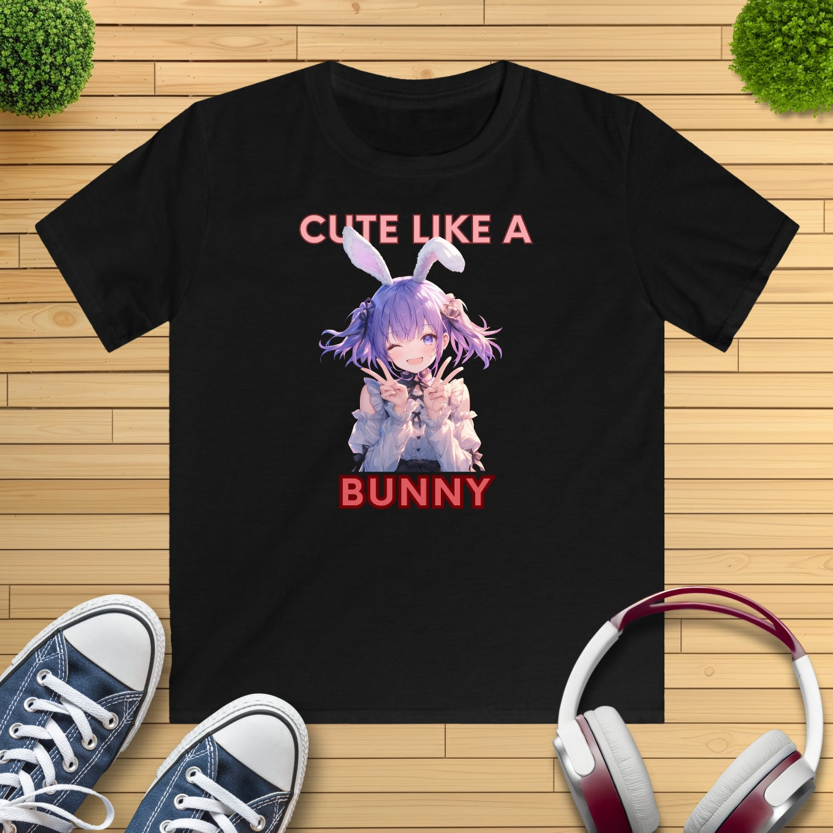 Cute like a Bunny Kinder T-Shirt