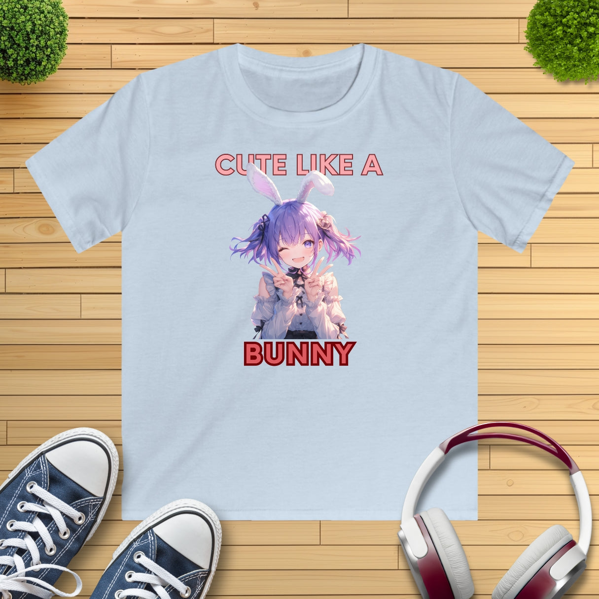 Cute like a Bunny Kinder T-Shirt