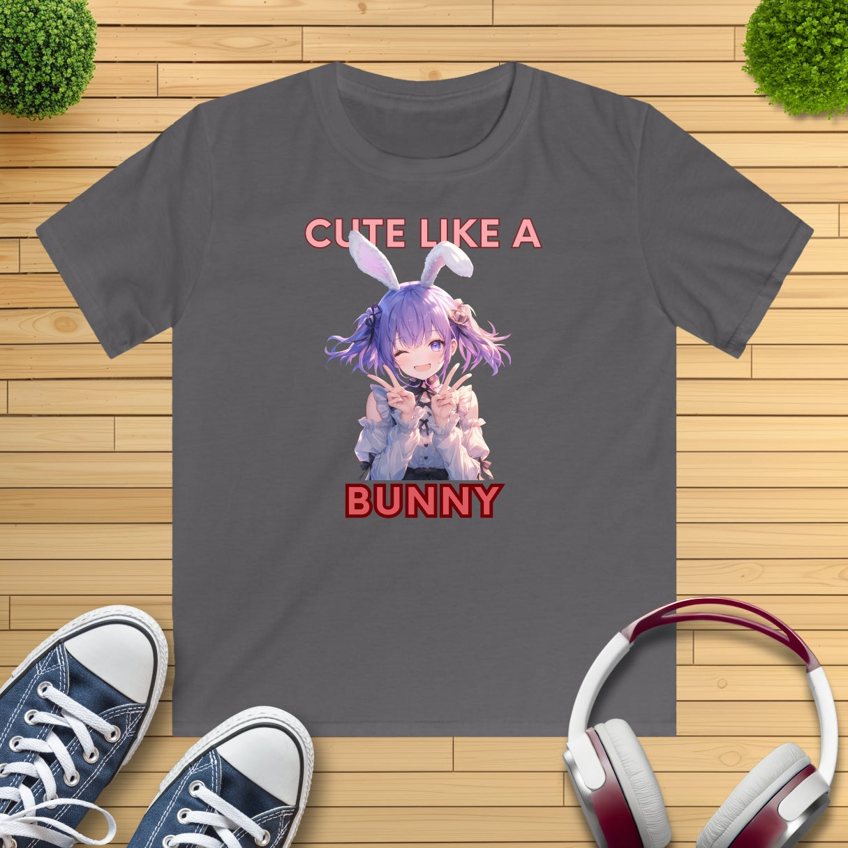 Cute like a Bunny Kinder T-Shirt
