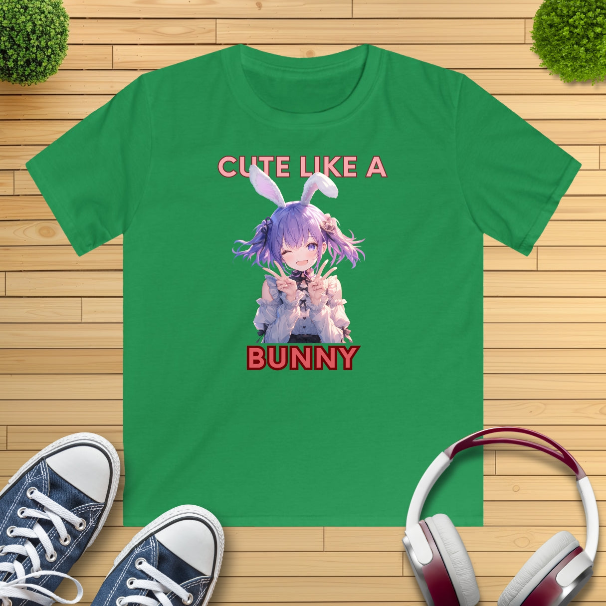 Cute like a Bunny Kinder T-Shirt