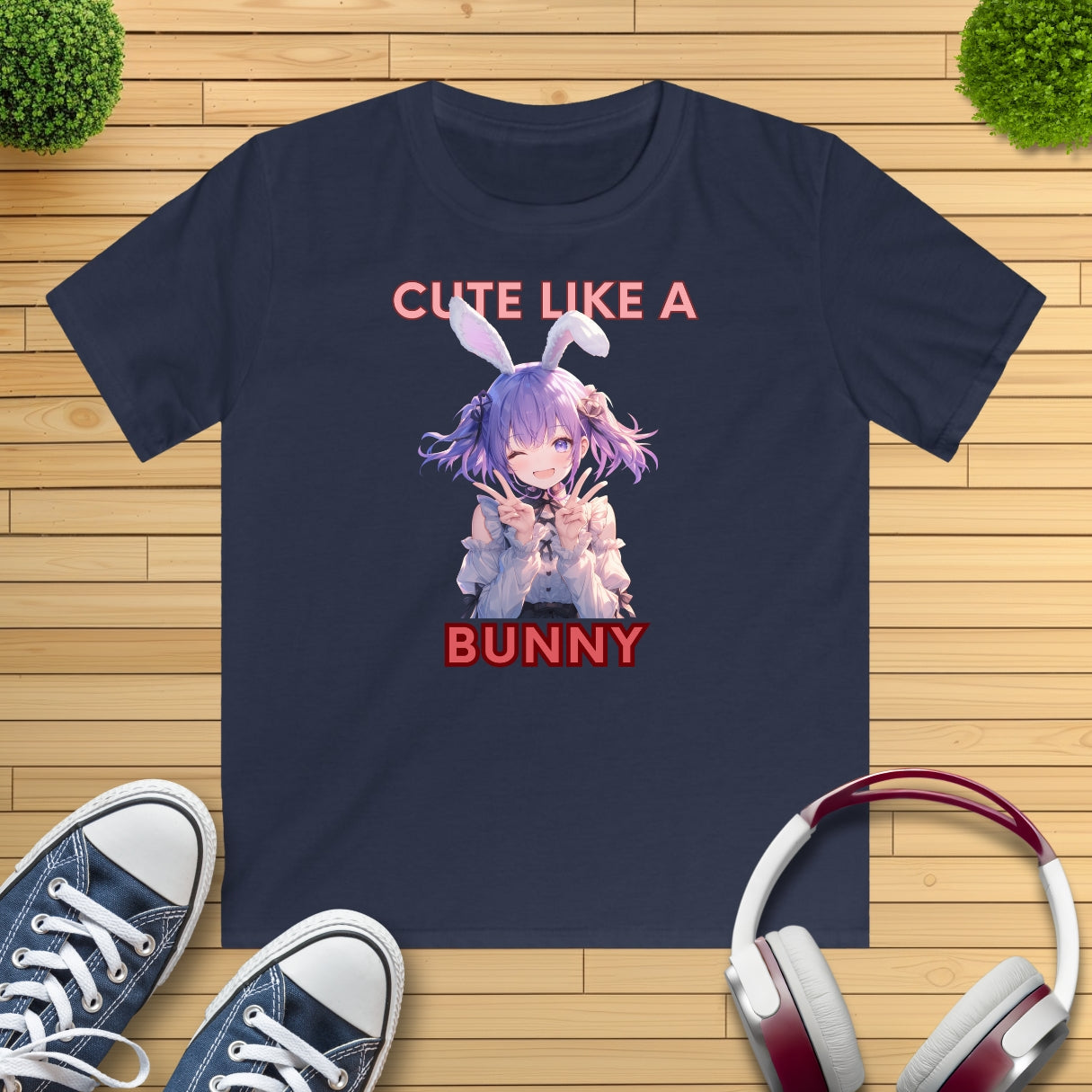 Cute like a Bunny Kinder T-Shirt