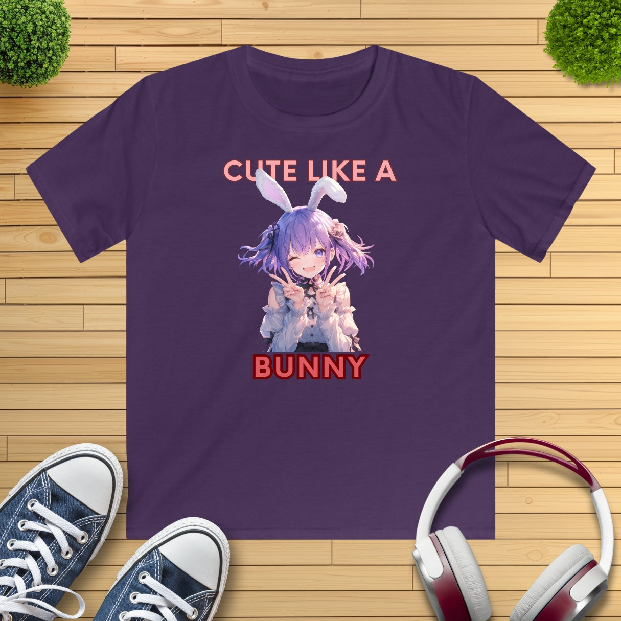 Cute like a Bunny Kinder T-Shirt