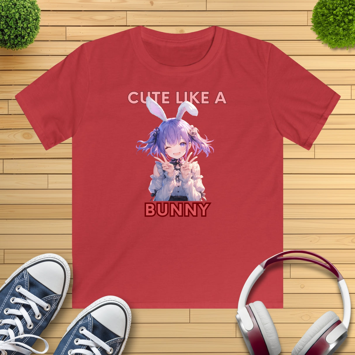 Cute like a Bunny Kinder T-Shirt