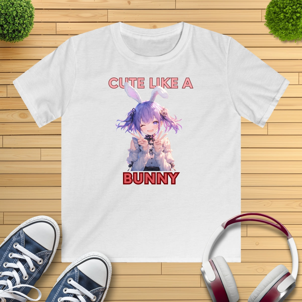 Cute like a Bunny Kinder T-Shirt