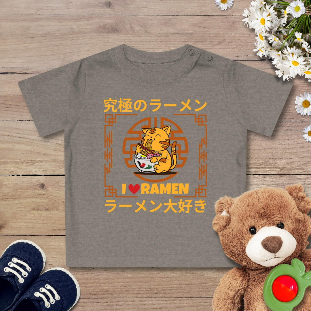 Love Ramen Katze Baby T-Shirt