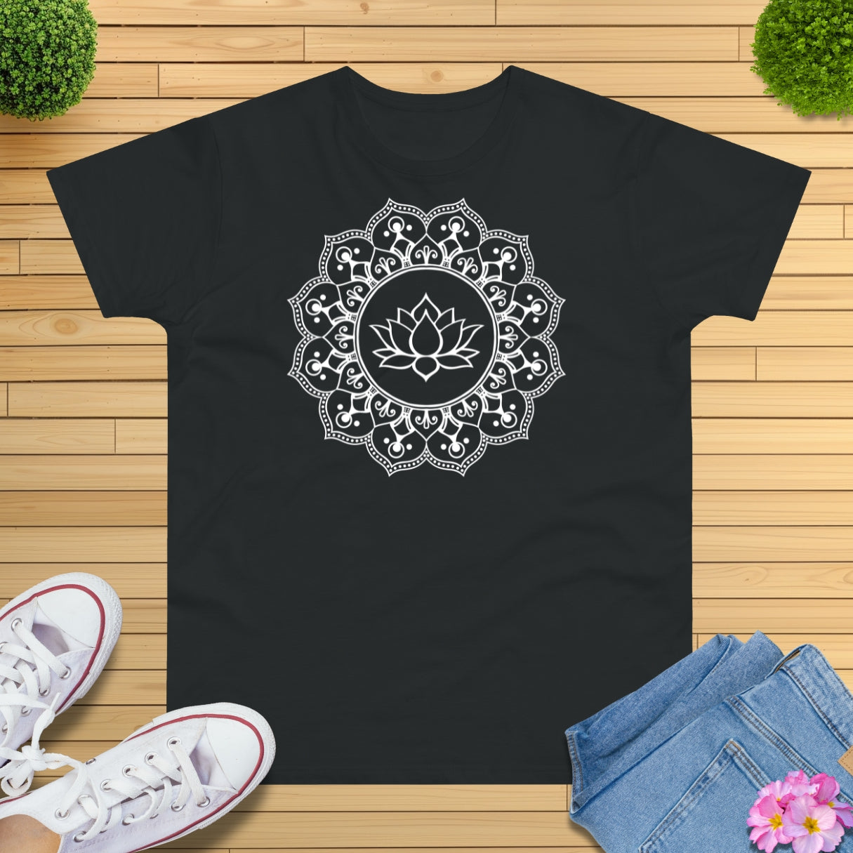Lotus Mandala Yoga T-Shirt