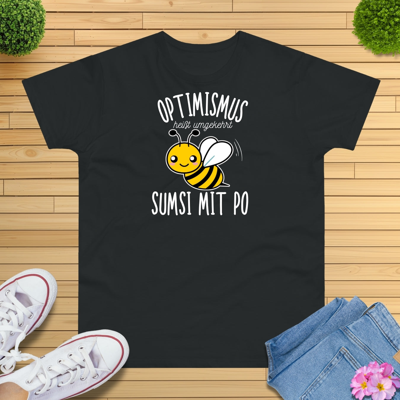 Optimismus Bienen T-Shirt