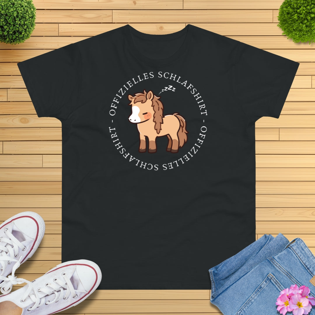 Offizielles Schlafshirt Pferd T-Shirt