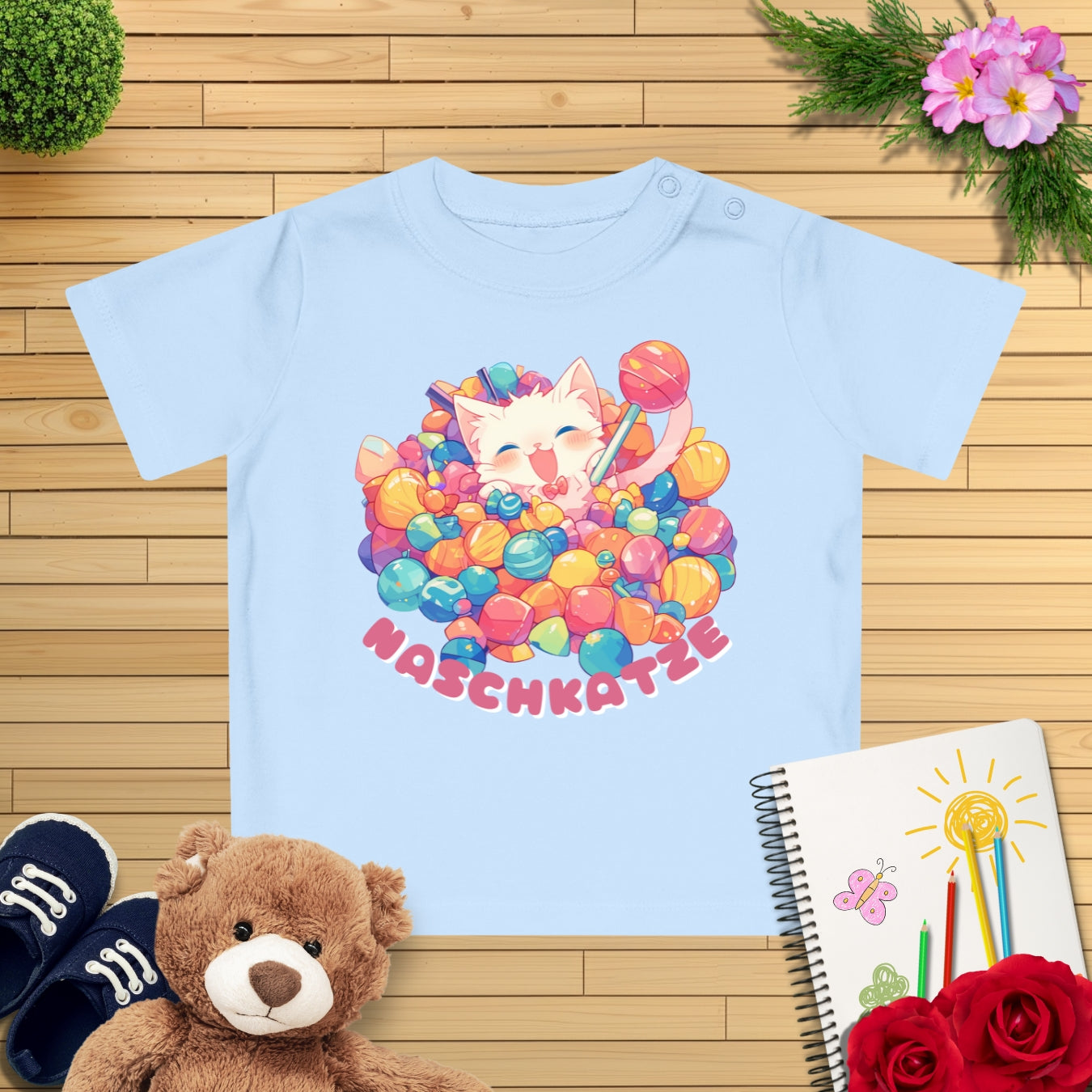 Naschkatze Baby T-Shirt